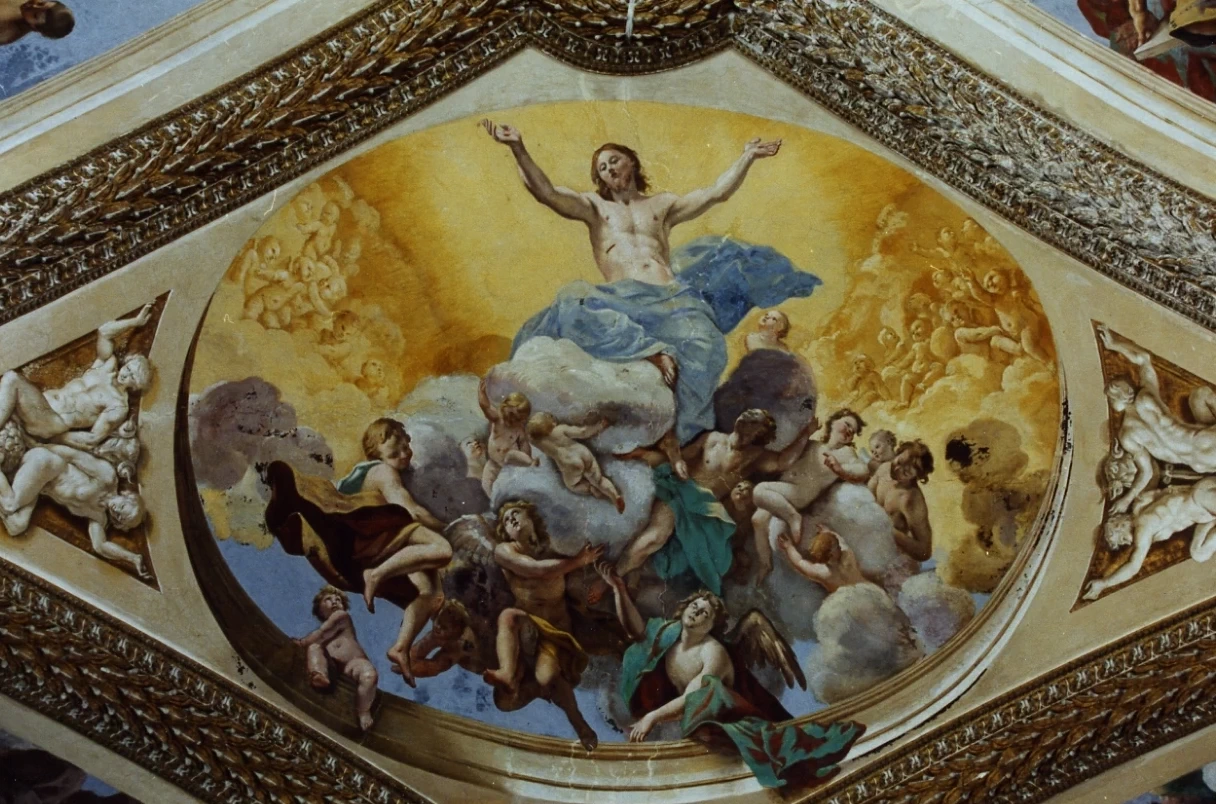  225-Giovanni Lanfranco-ascensione di Cristo -Certosa di San Martino, Napoli 